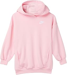 Sportswear Club Fleece Oversized Pullover Hoodie (Little Kid/Big Kid)