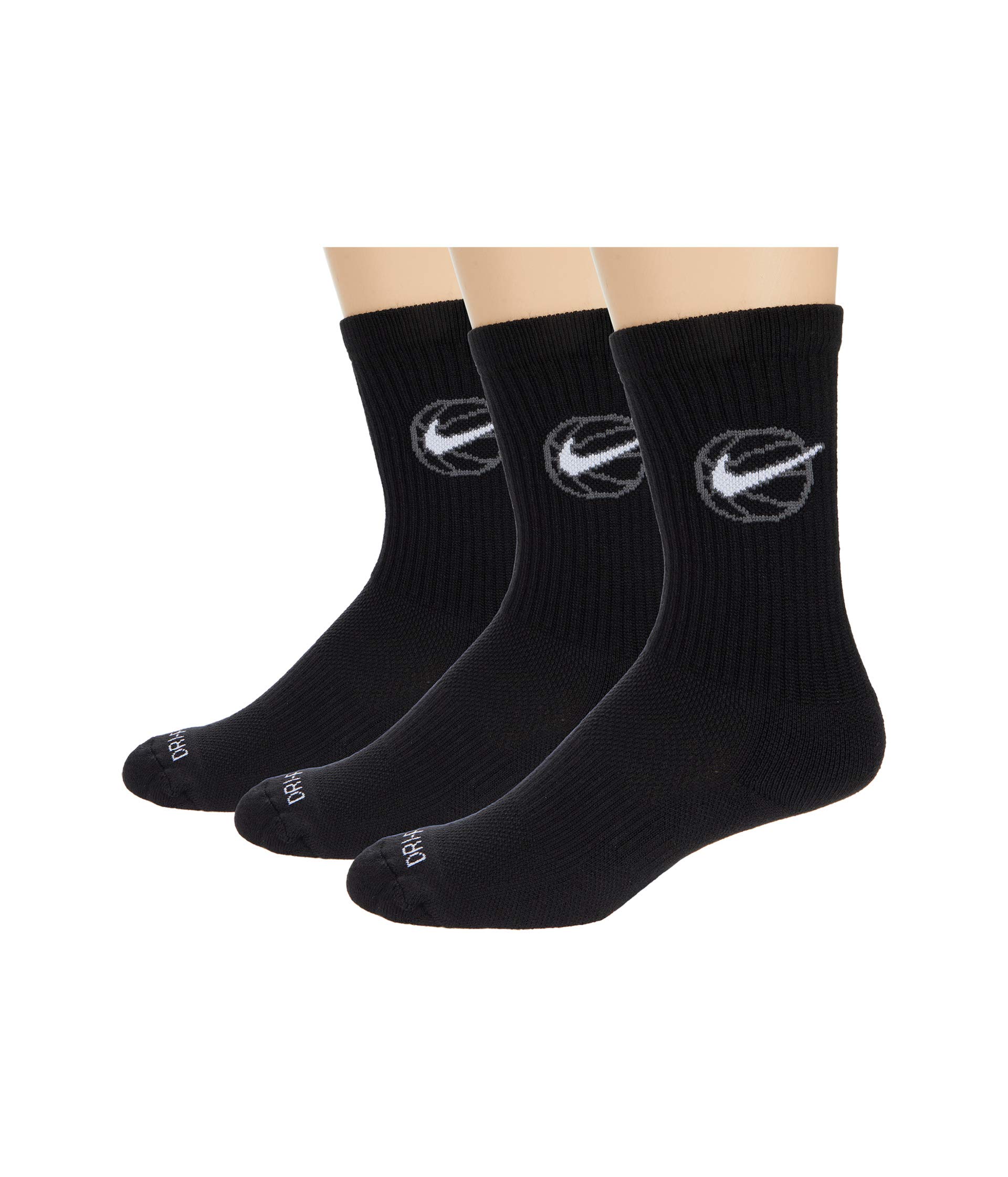 Crew Everyday Bball 3-Pair Pack (Big Kid/Adult)