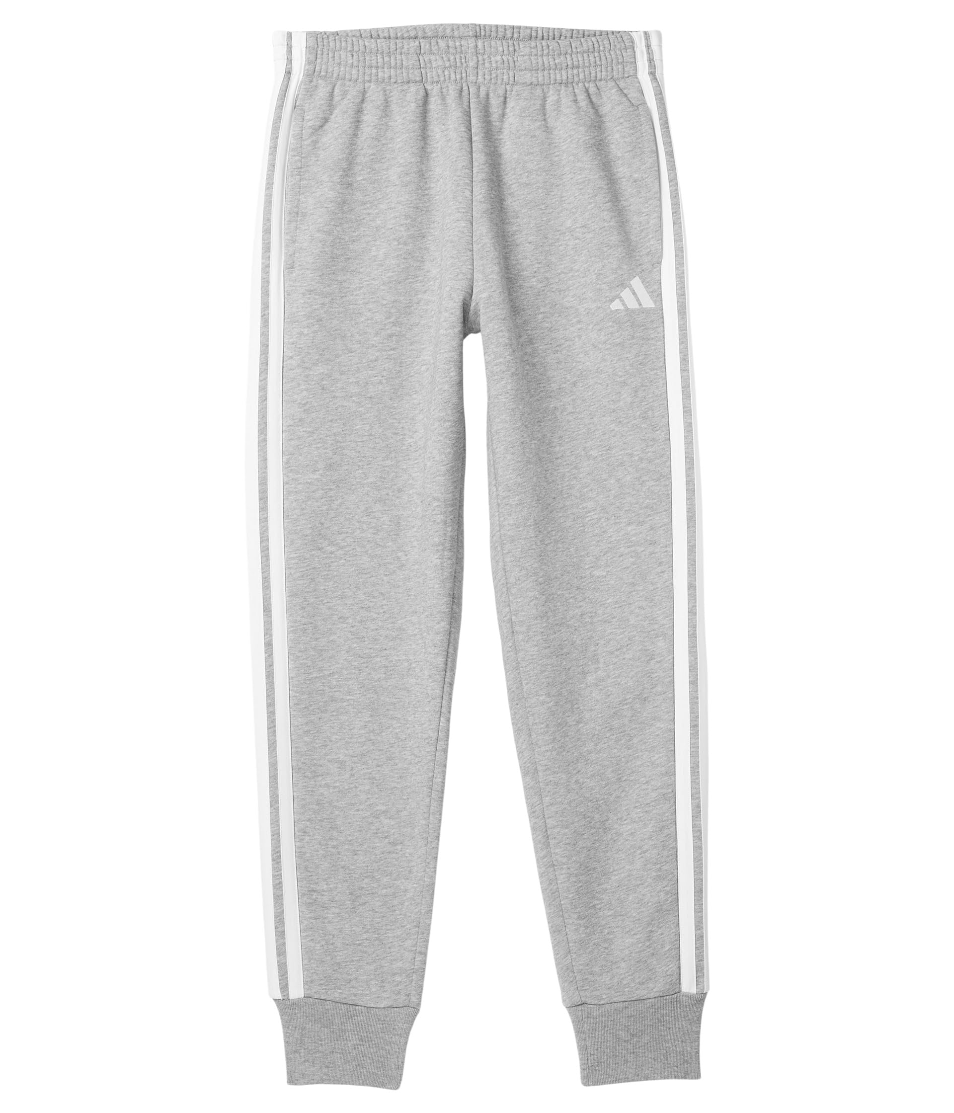 3-Stripe Heather Fleece Joggers (Big Kid)