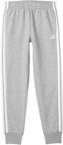 3-Stripe Heather Fleece Joggers (Big Kid)