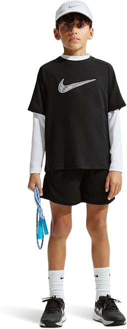 Dri-FIT™ Multi Short Sleeve Top Hybrid (Little Kid/Big Kid)