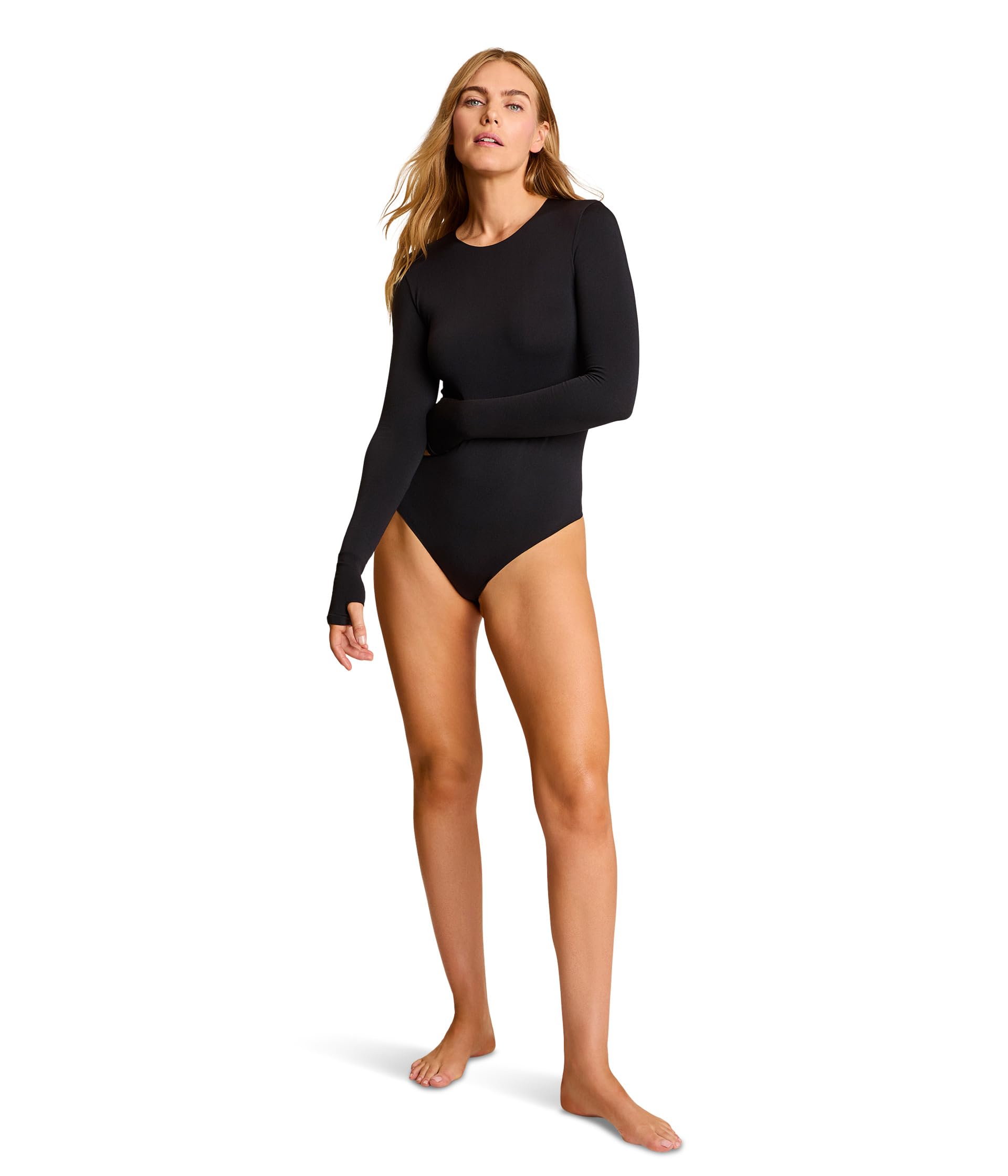 Prima Turtleneck Bodysuit w/ Thumbholes