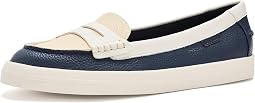 Midnight/Alabaster Leather