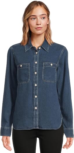 Классическая рубашка из денима Tried And True Chambray