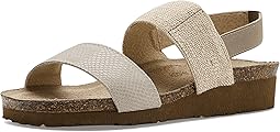 Beige Lizard Leather/Beige Stretch