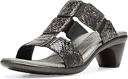 Reptile Patent Leather/Walnut Leather