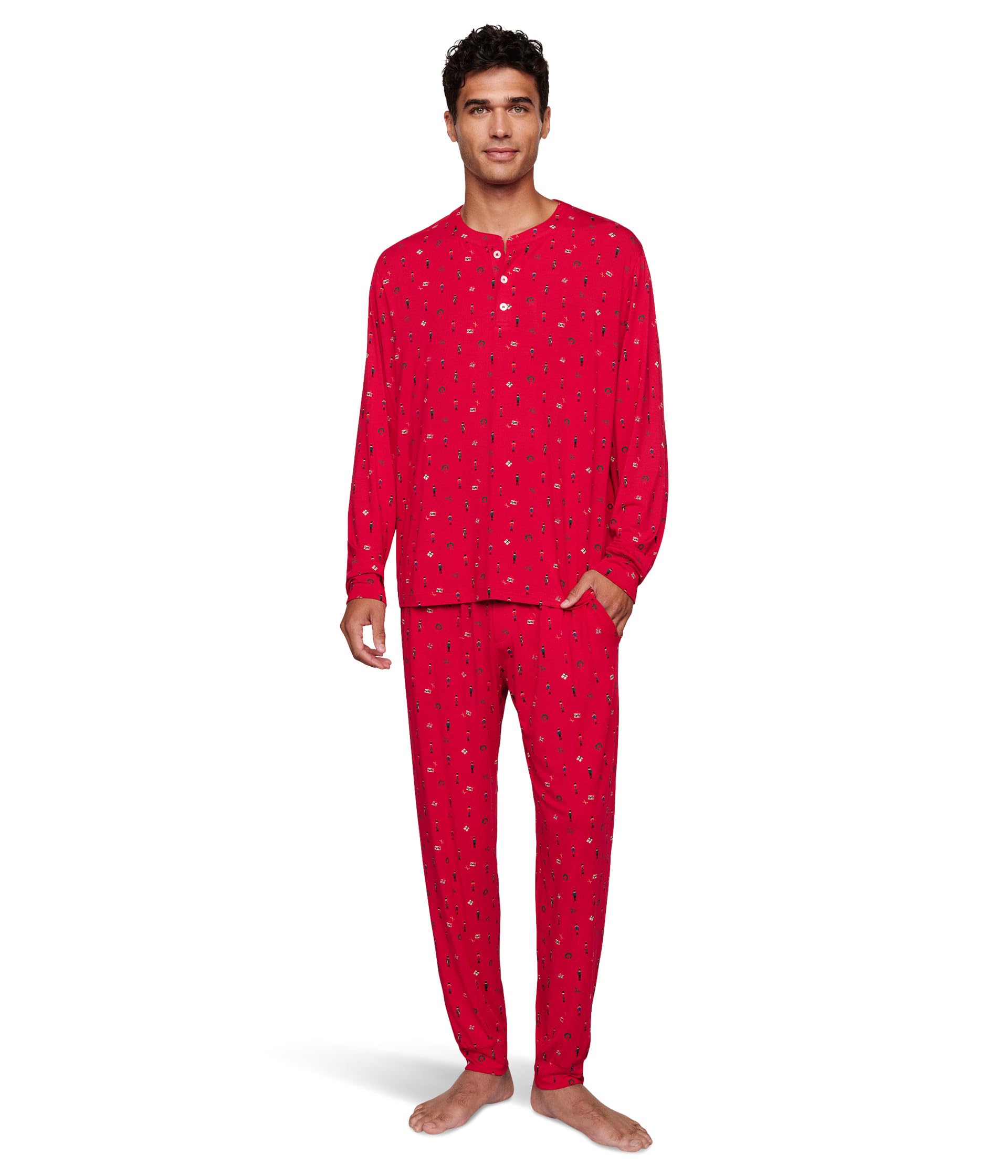 Henry Printed TENCEL™ Modal Long PJ Set