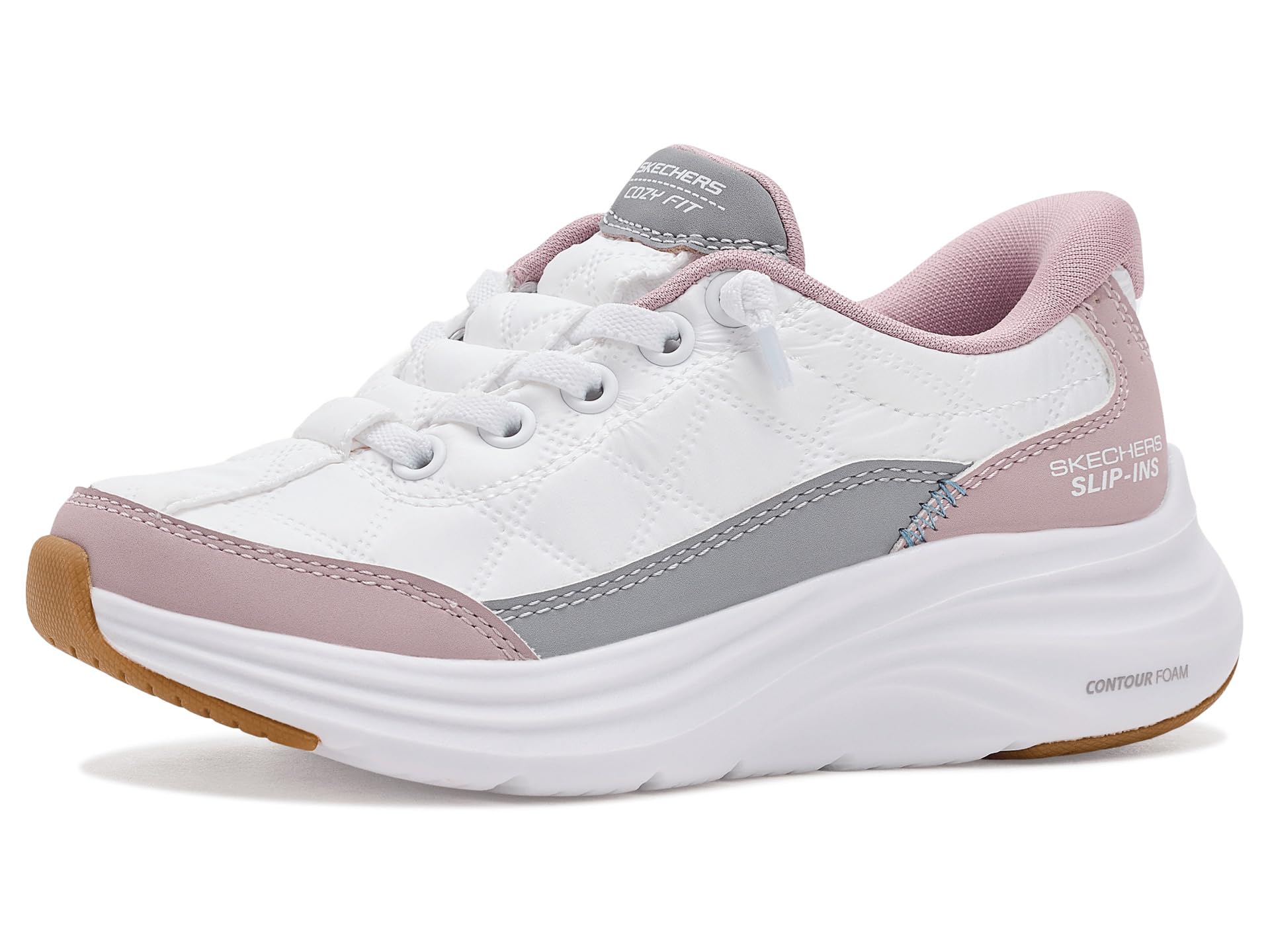 Детские кроссовки SKECHERS KIDS Hands-Free Slip-Ins-Contour Foam 303949L (Little Kid/Big Kid)