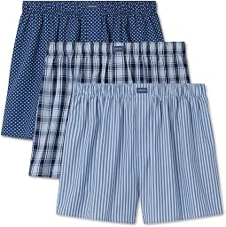 Gents Blue/Cerulean Plaid/Cerulean Vertical Classic Stripe