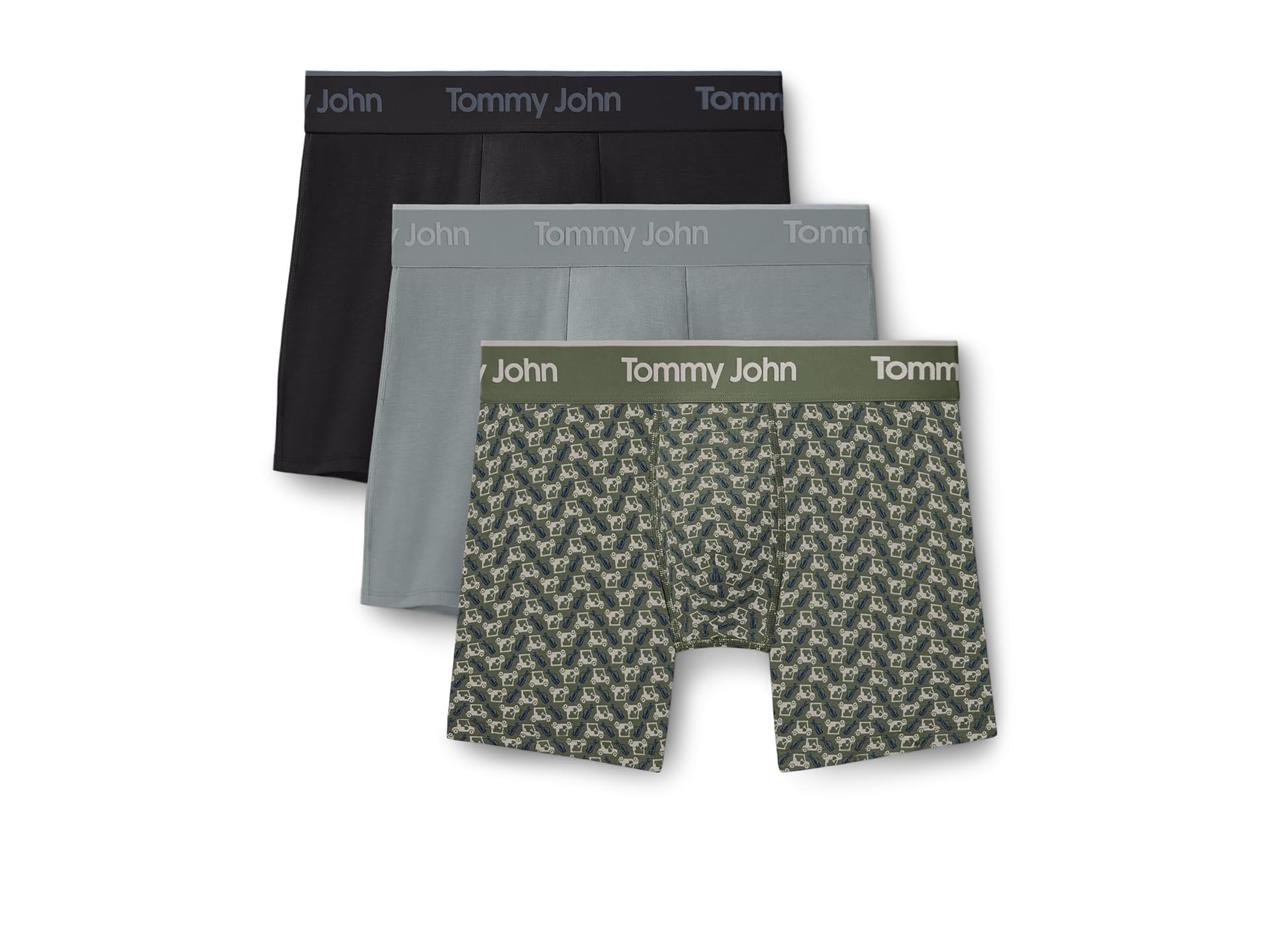 Second Skin Modal 6" Boxer Brief 3-Pack