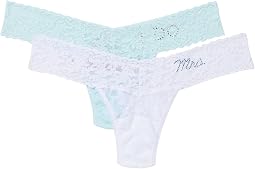 "I Do" & "Mrs" Box Set Low Rise Thong 2-Pack