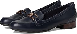 Navy Leather