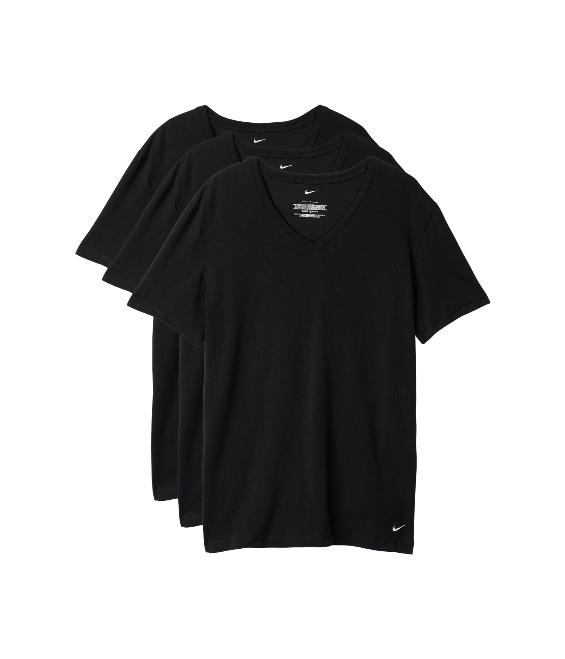All Day Cotton Stretch Short Sleeve V-Neck 2-Pack
