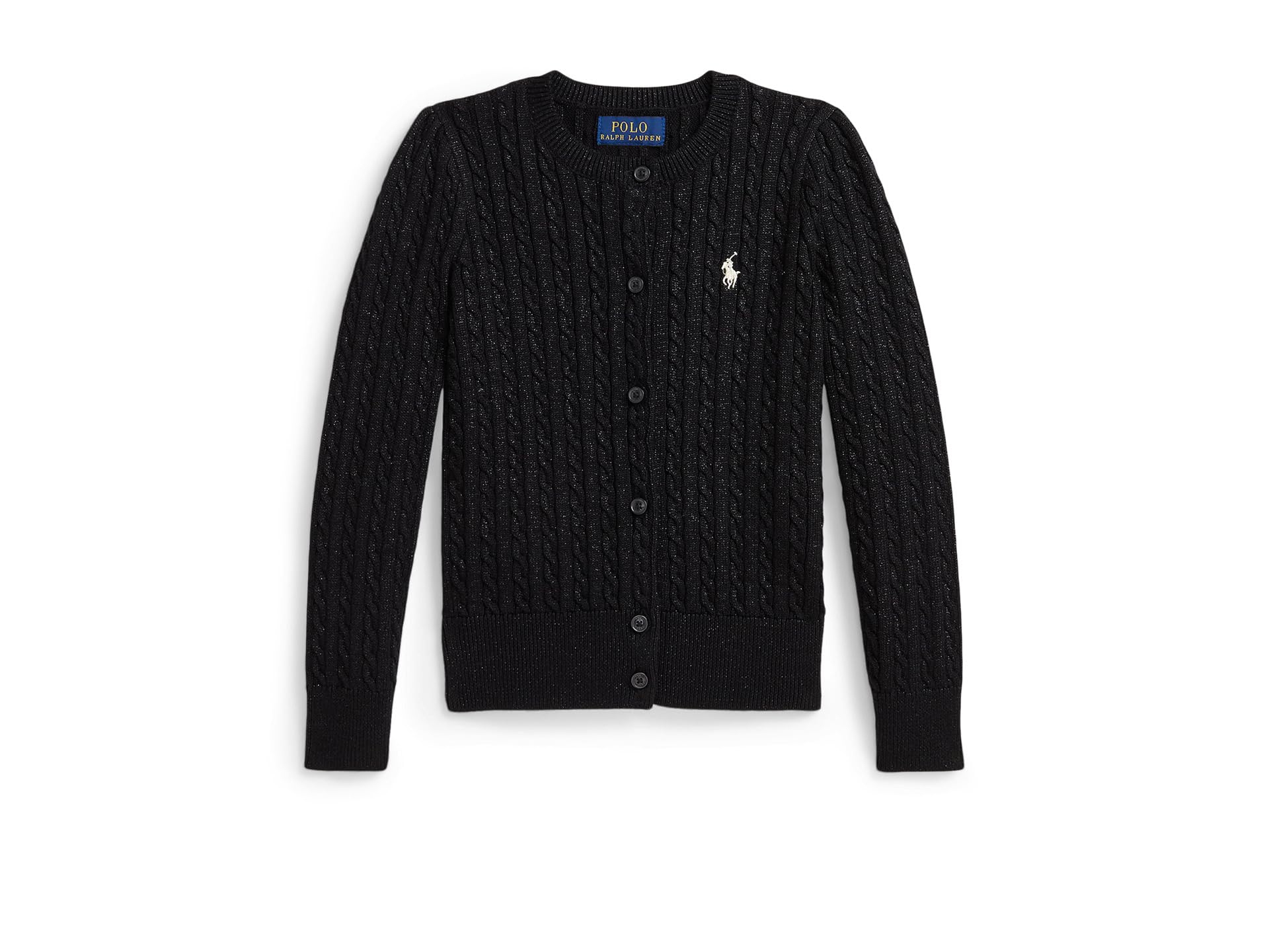 Metallic Mini-Cable Cardigan (Toddler/Little Kid)