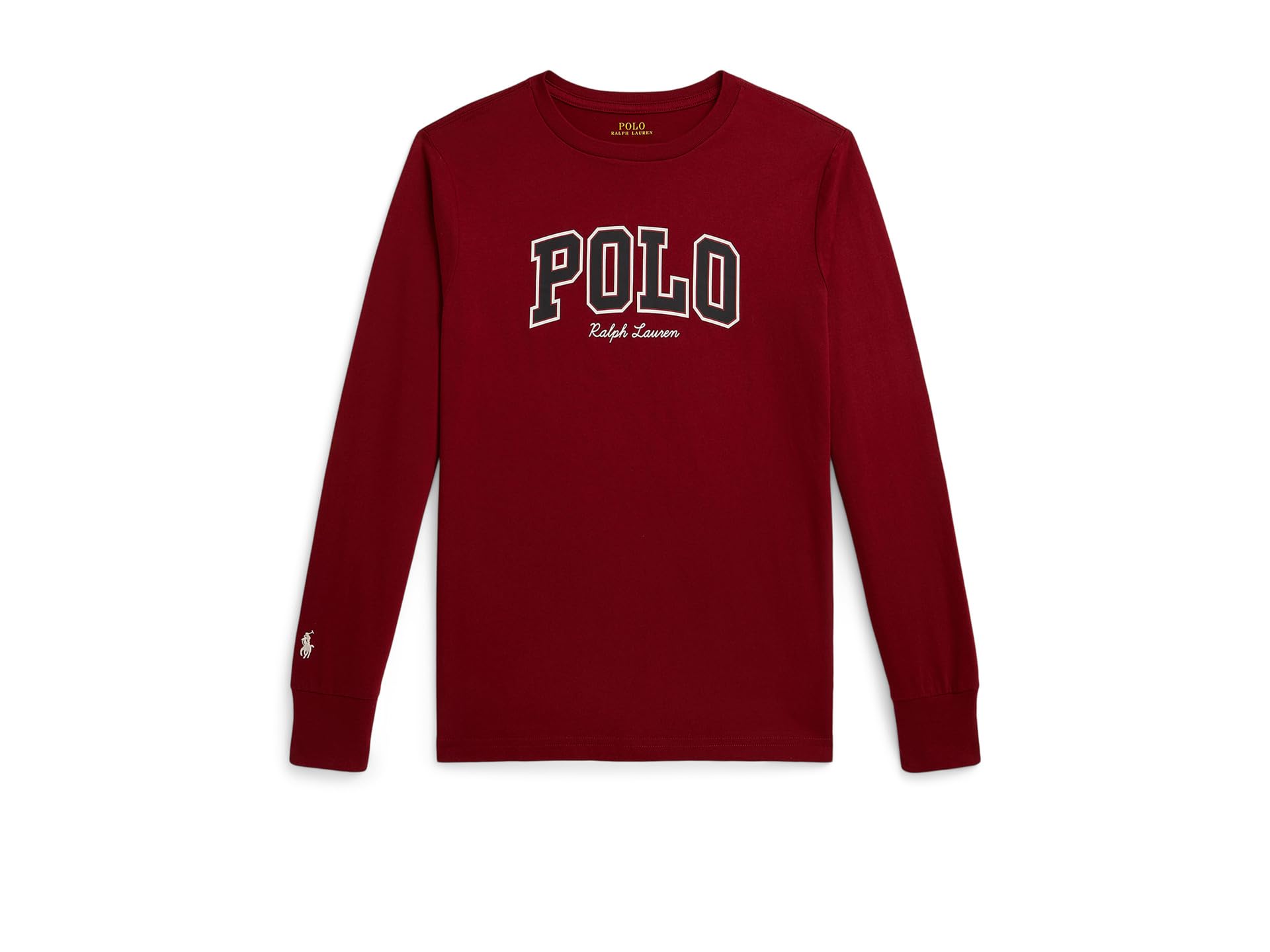 Logo Cotton Long Sleeve Tee (Big Kid)