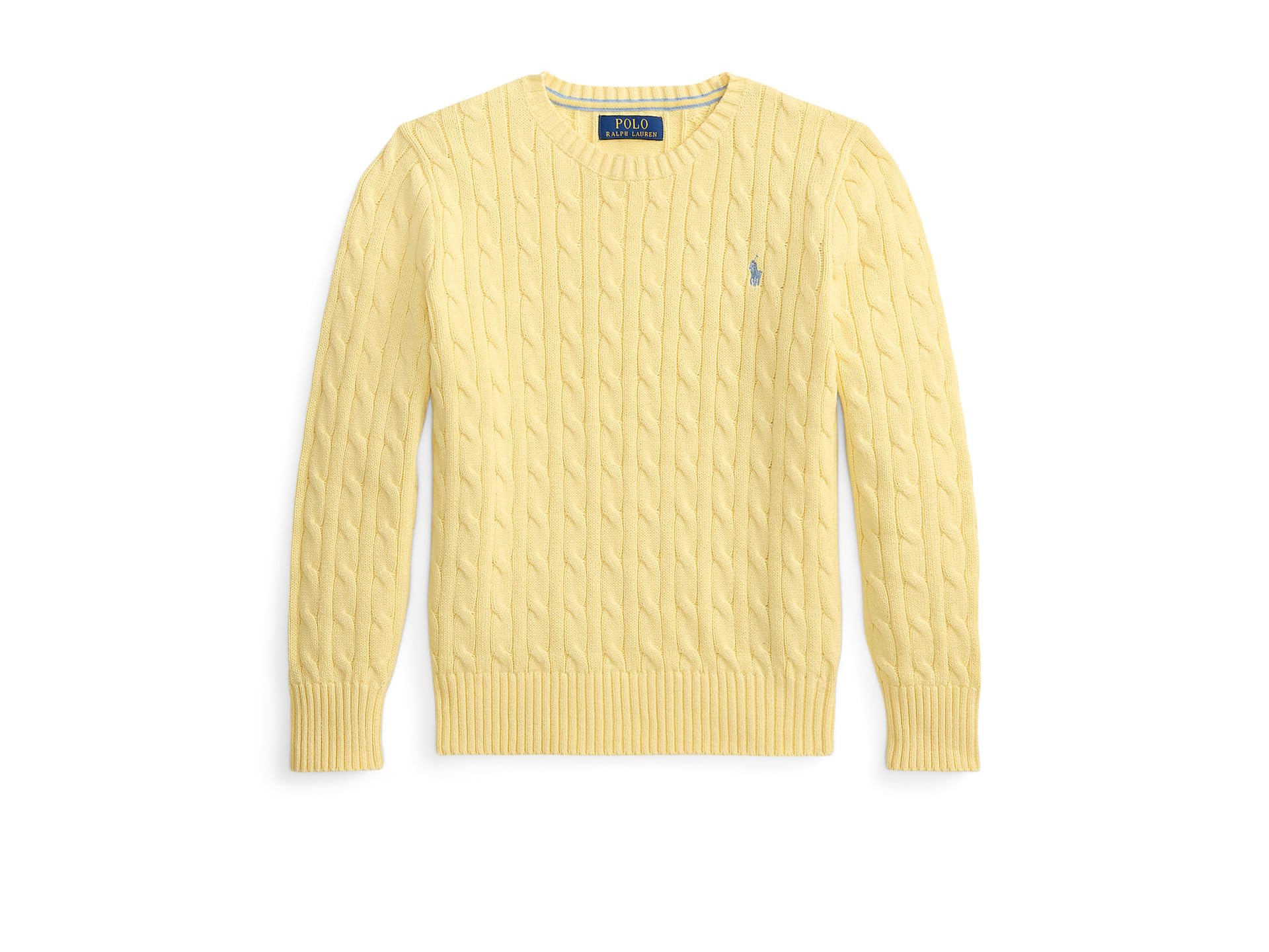 Cable-Knit Cotton Sweater (Big Kid)