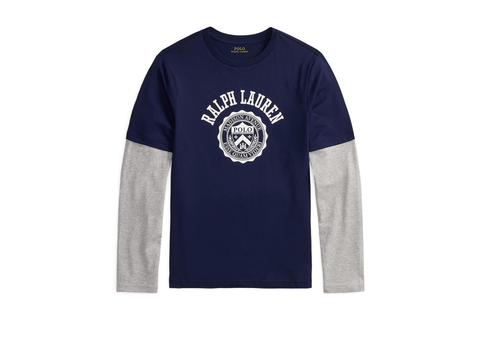 Logo Cotton Layered-Effect Tee (Big Kid)