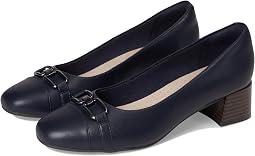 Navy Leather