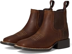 Booker Chelsea Wide Square Toe Western Boots (Toddler/Little Kid/Big Kid)