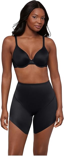 At Waist Slanted Hem Shaping Shorts 2447