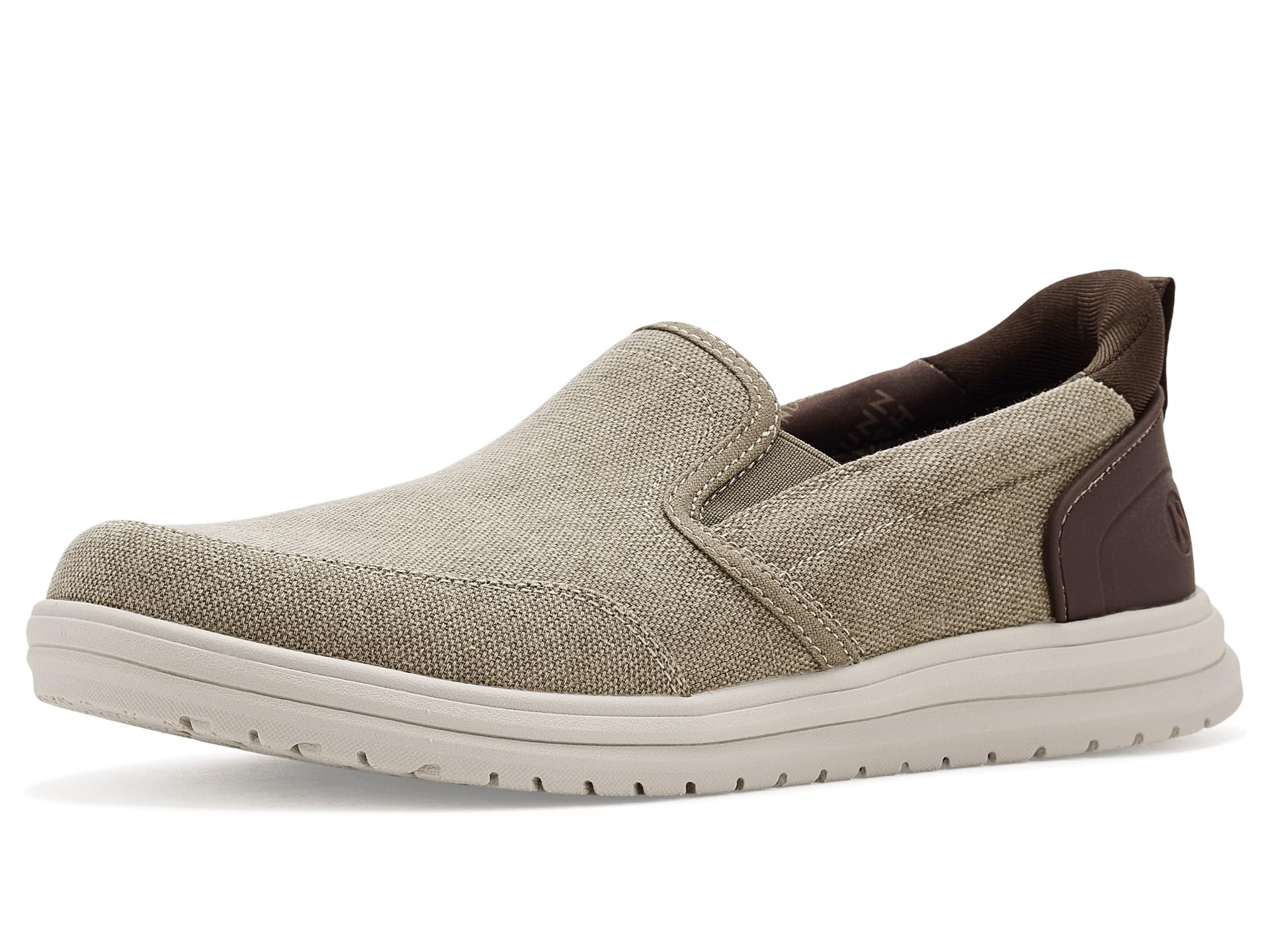 Brew City Easy On and Off Moccasin Toe Hands Free Organic Canvas Slip-On Loafers