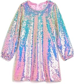 Lola and The Boys Sequin Ombre вечернее платье (для малышей/детей младшего возраста/детей старшего возраста)