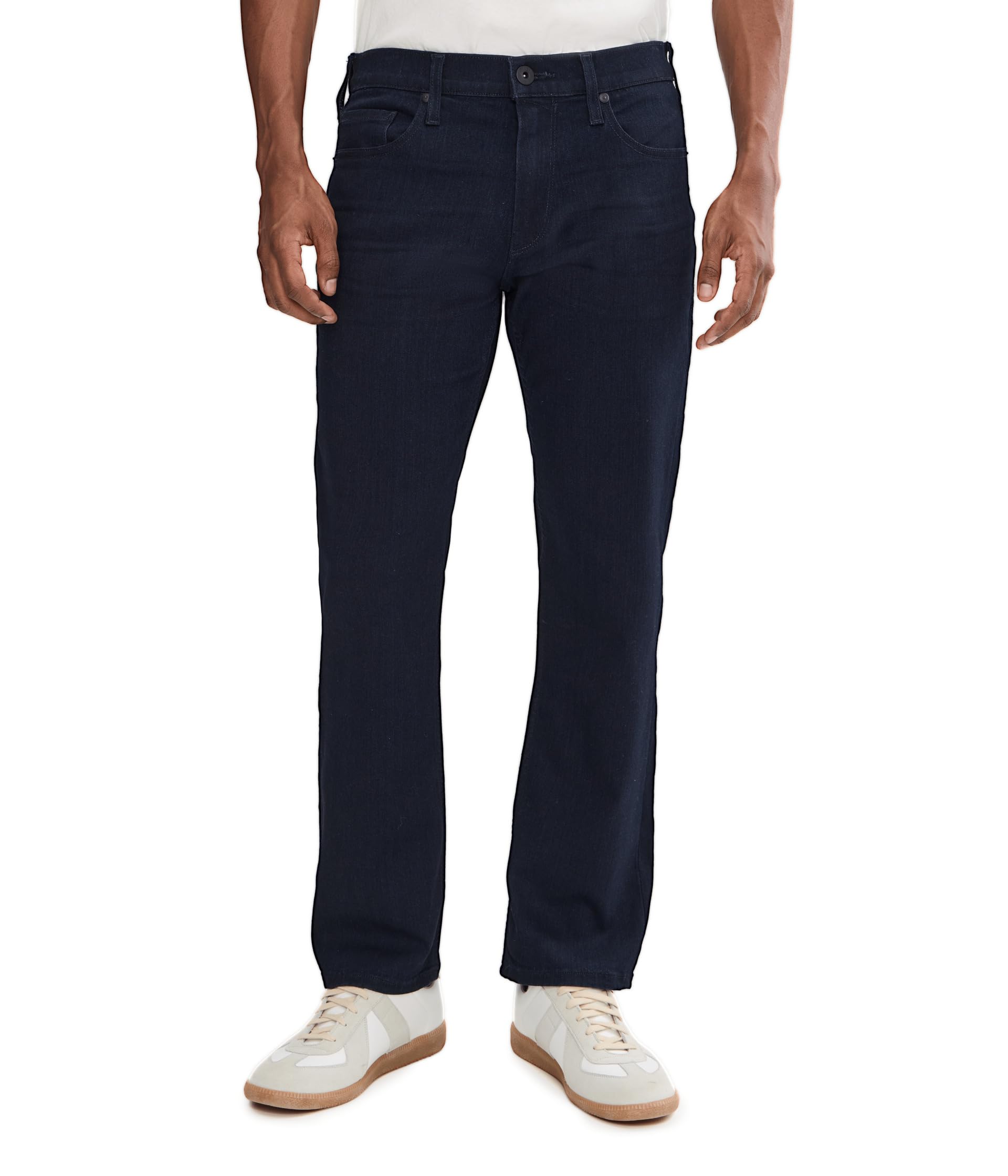 Normandie 30" Inseam Transcend Straight Leg Jeans in Inkwell