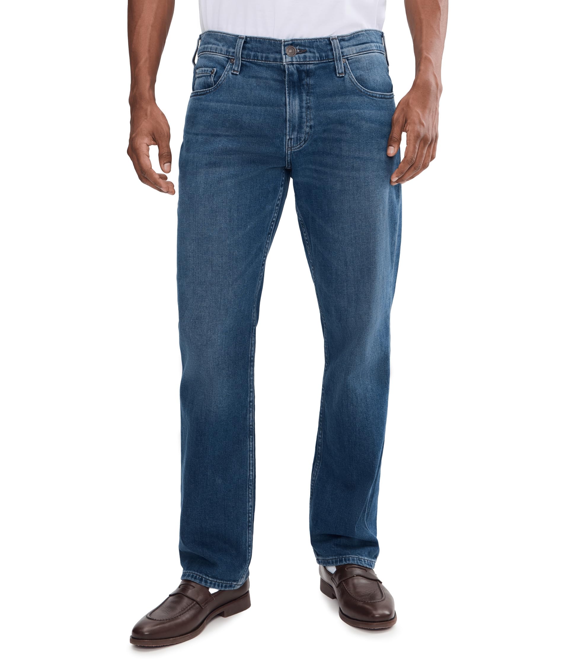 Джинсы Heritage Straight Leg Paige Normandie цвета Montfort