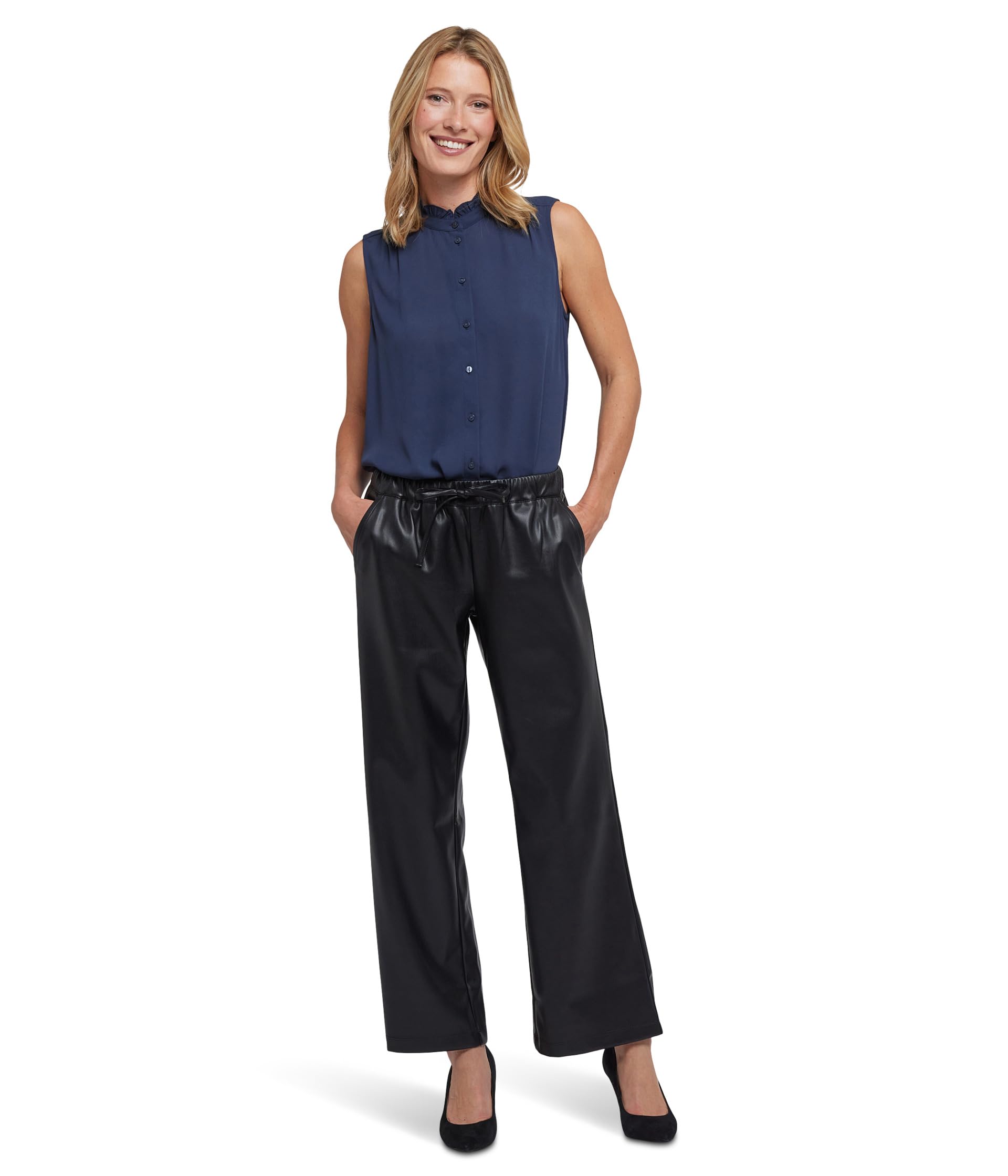 Drawstring Wide Leg Pants