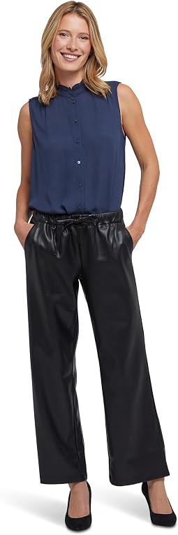 Drawstring Wide Leg Pants