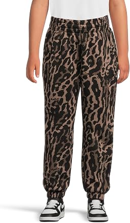 Sportswear Club Fleece Printed Loose Pants (Little Kid/Big Kid)