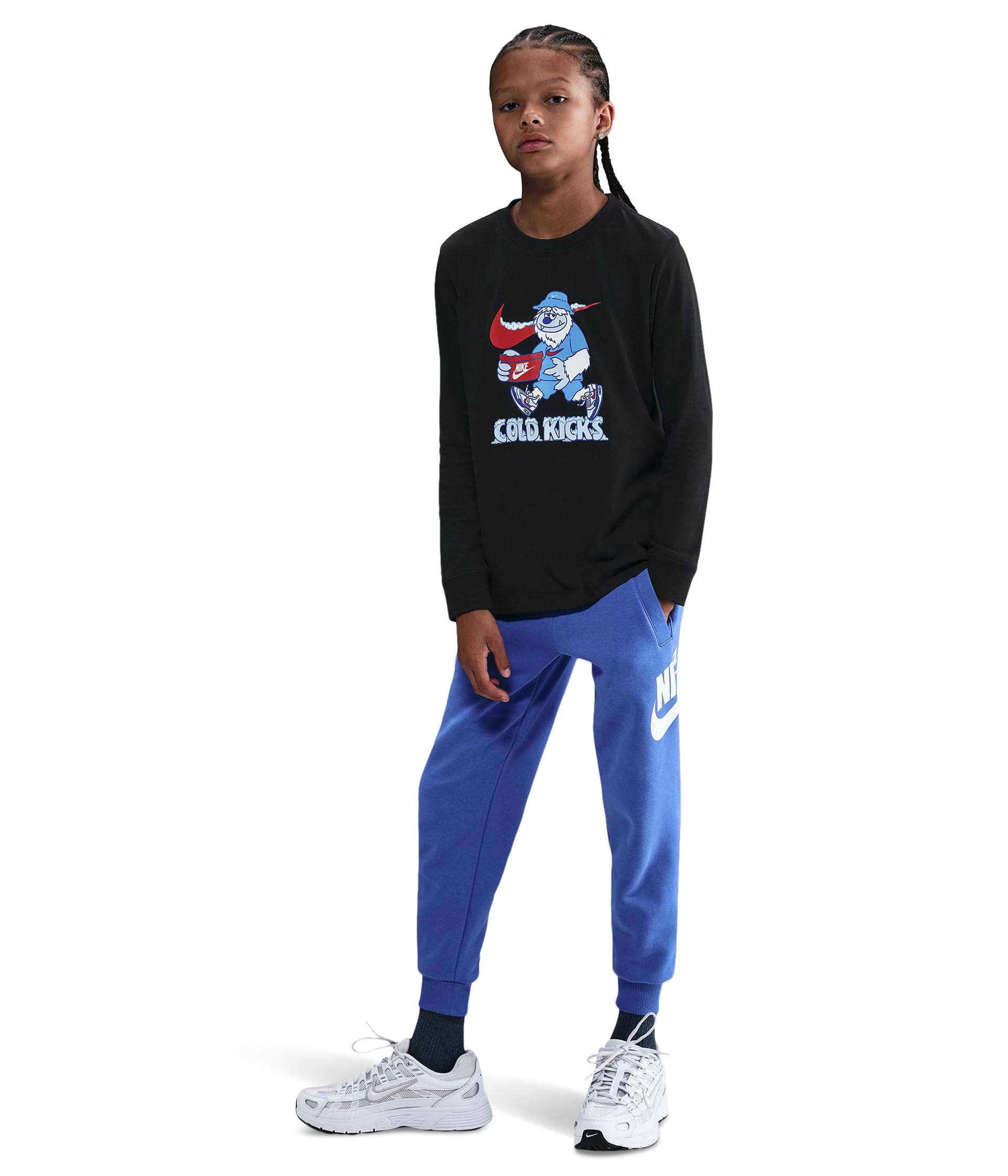 Sportswear Long Sleeve T-Shirt (Little Kid/Big Kid)