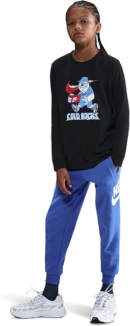 Футболка с длинным рукавом Sportswear (маленькие дети/большие дети)