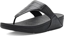 Lulu Crocodile Toe Post Sandals