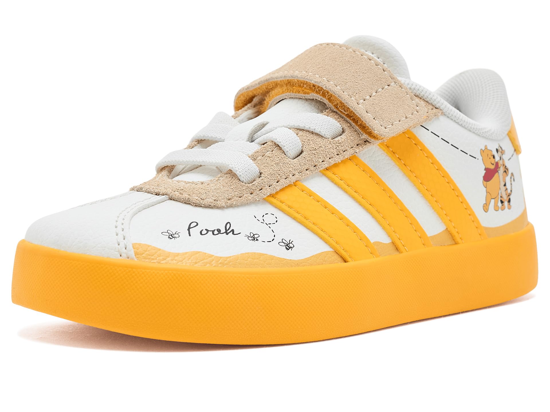 adidas Vl Court 3.0 с эластичной шнуровкой и ремешком (Маленький ребенок)