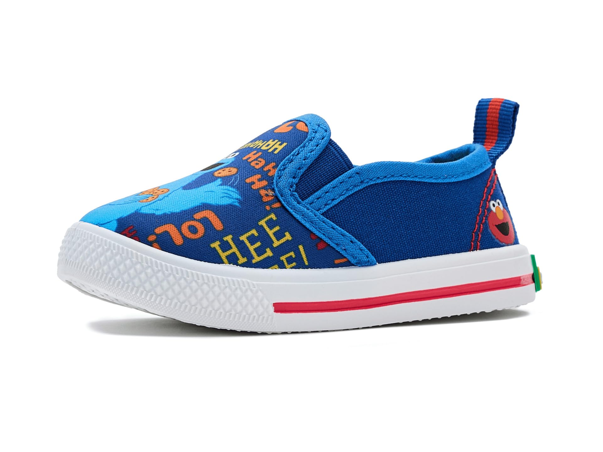 Кanvas-кроссовки Slip On с героями «Улицы Сезам» (для малышей/детей младшего/старшего возраста)