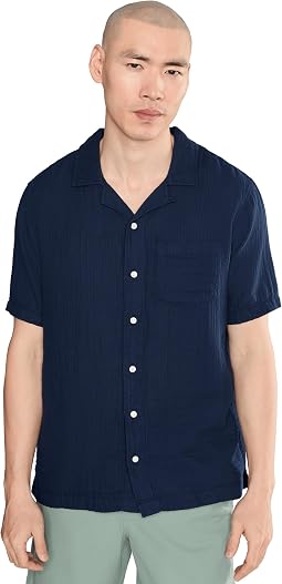 Cloud Gauze Shirt Short Sleeve Slightly Fitted Regular