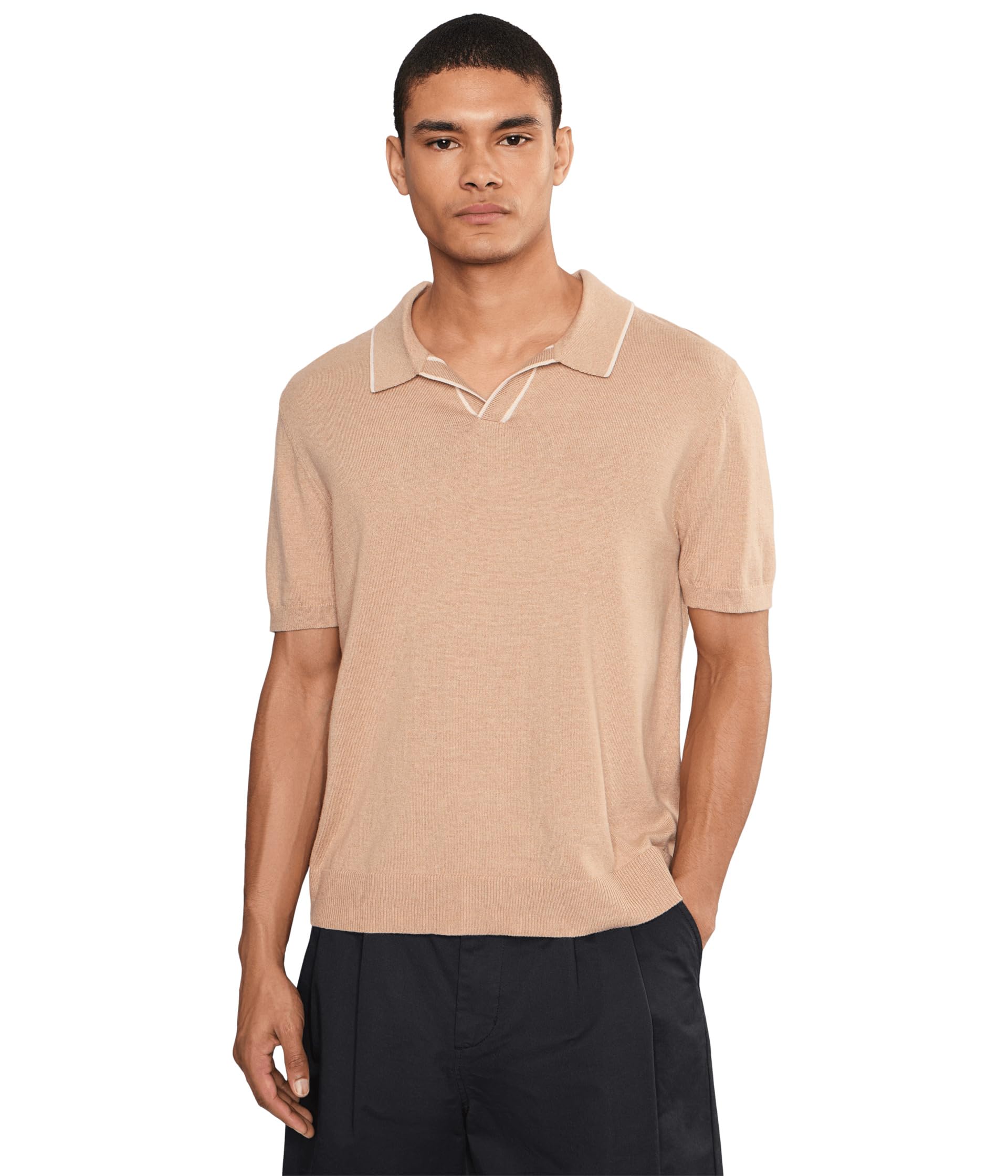 Comfort Stretch Polo Short Sleeve Sweater Regular