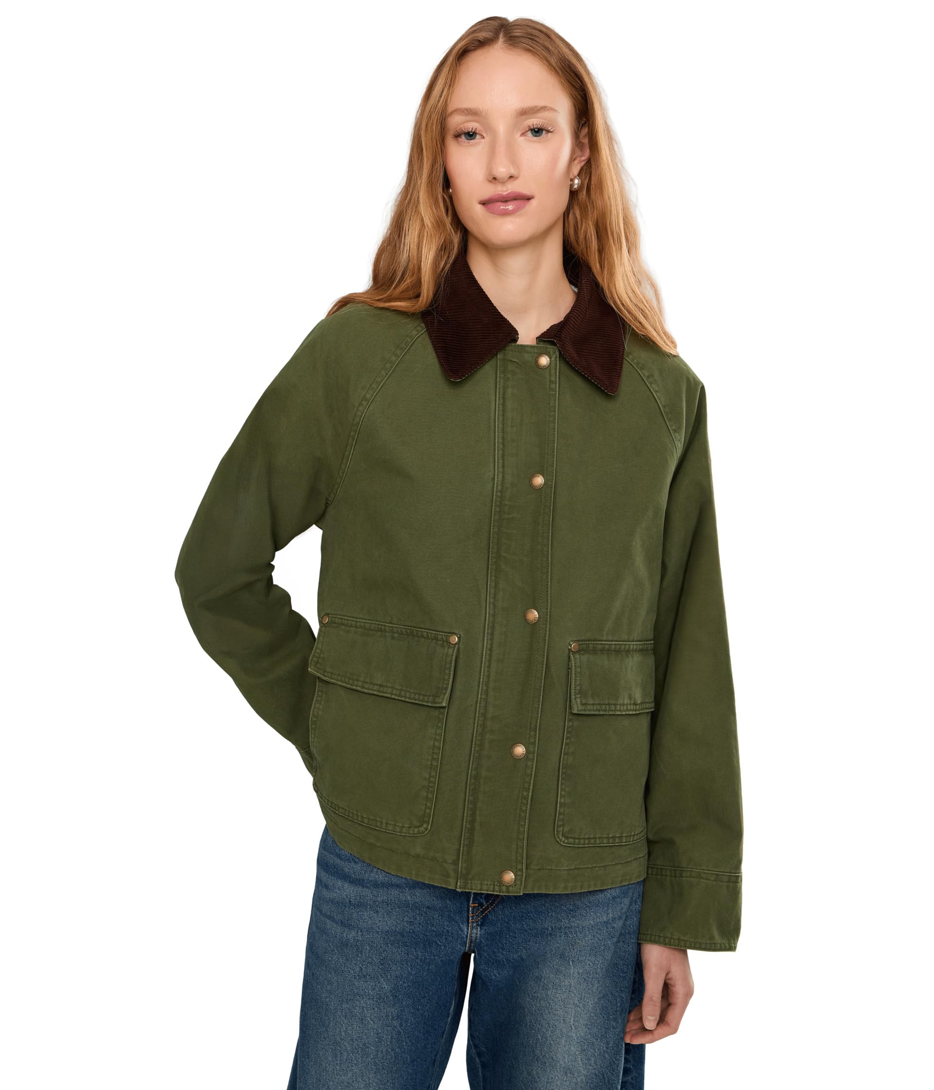 Ватник из хлопка Cotton Barn Jacket