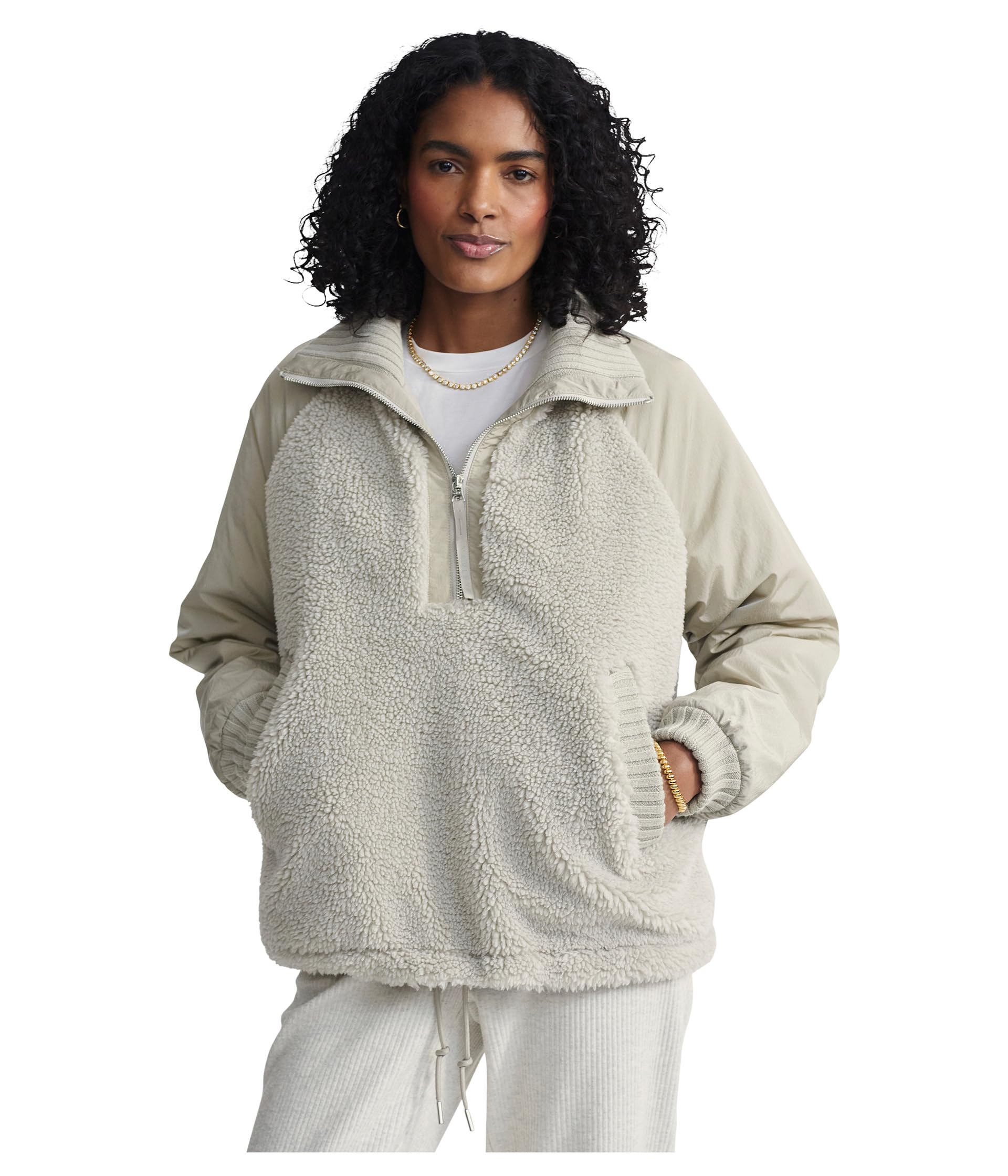Denee 1/2 Zip шерстяная куртка