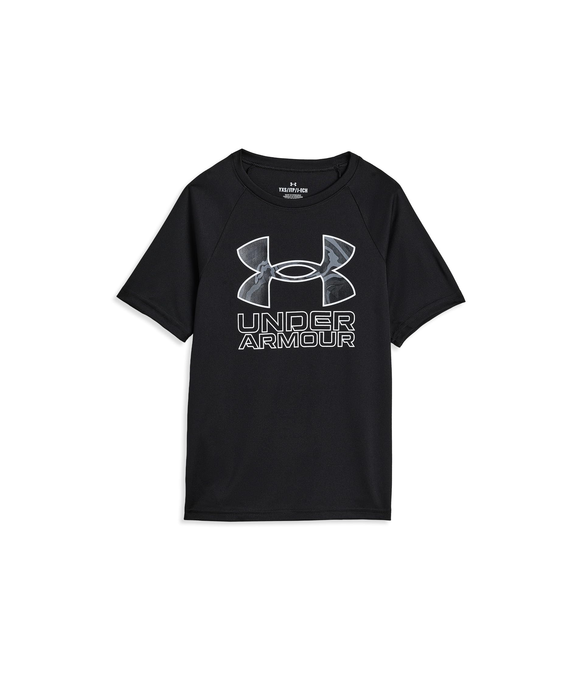 Tech Hybrid Print Short Sleeve T Shirt (Big Kid)
