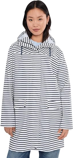 White Navy Stripe
