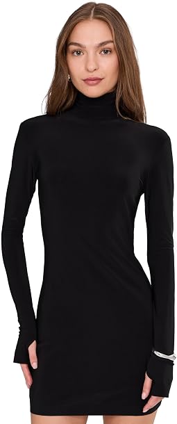 Long Sleeve Turtleneck Mini Dress