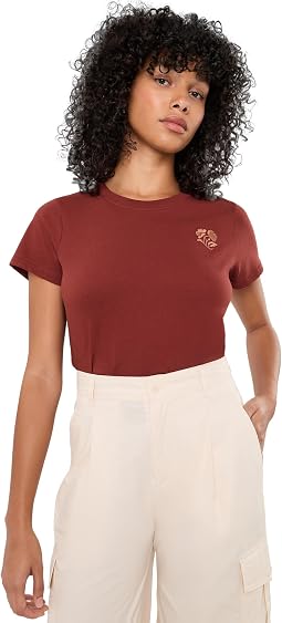 Burgundy Embroidery