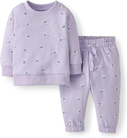 Cute Cats On Soft Violet