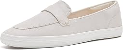 Pale Silver Suede