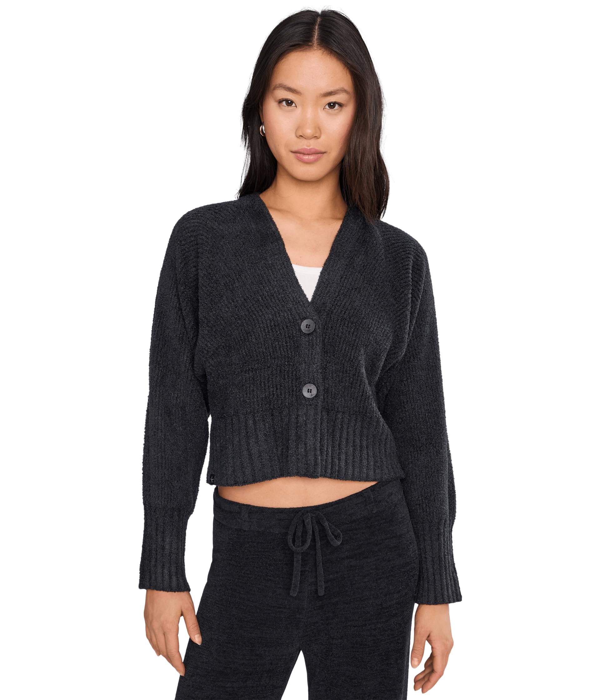Кардиган CozyChic Lite® Cotton Ribbed Button Front Cardigan