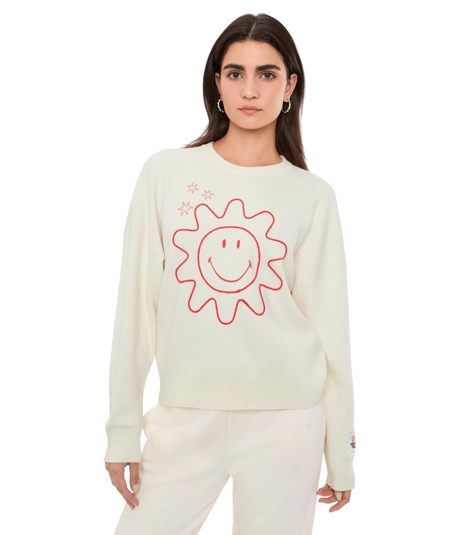 Пуловер CozyChic Ultra Lite® Cotton Smiley Sun & Stars