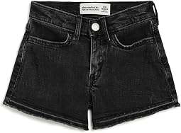 Джинсовые шорты с высокой посадкой и свободным кроем High-Rise Relaxed Denim Shorts (Старшие дети)