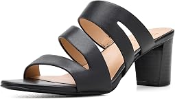 Black Smooth Faux Leather